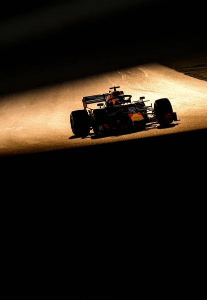 Barcelona Spanien Februar 2019 Red Bull Rennen Während Der Formel — Stockfoto