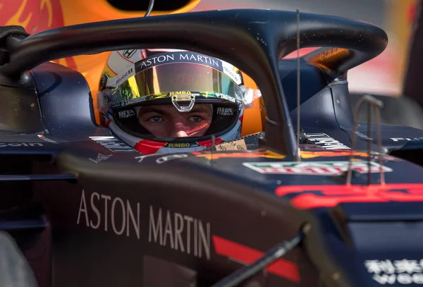 Barcelona Fevereiro 2019 Max Verstappen Durante Dias Teste Fórmula Circuito — Fotografia de Stock