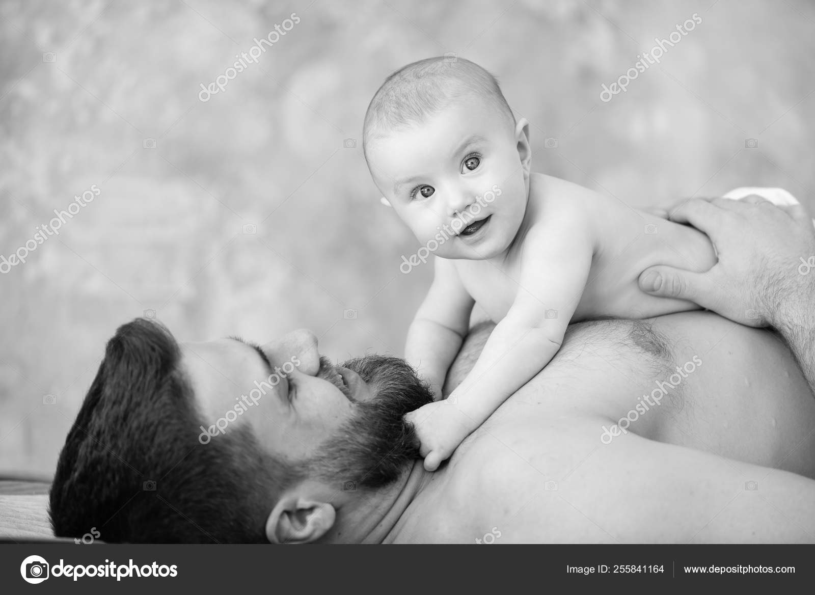 Young Girl And Father