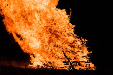 Büyük yangın alev arka plan dokusu