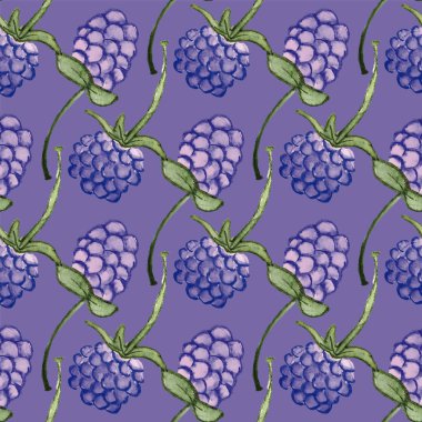 Çilek Dikişsiz Desen Tekrar Karo