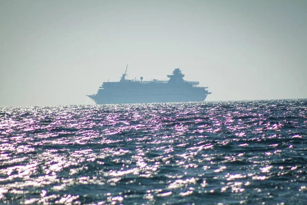 overseas ship in the Aegean Sea