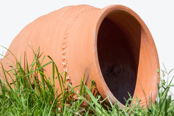 Ceramiczne Amphora Greckiej Wyspie Rodos — Zdjęcie stockowe