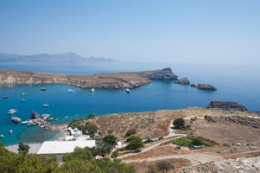 lindos liman Acropolis View Rodos Adası