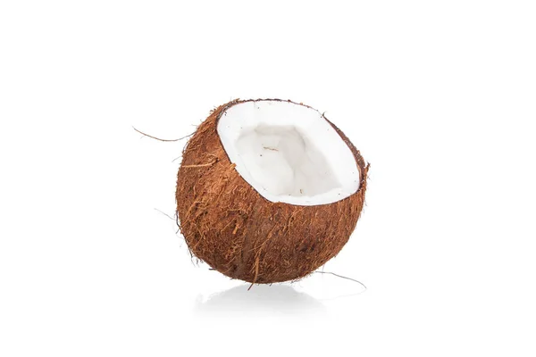 Noci Cocco Isolate Sullo Sfondo Bianco — Foto Stock