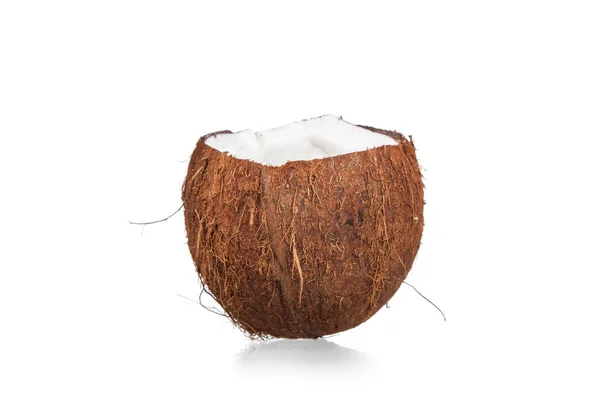 在白色背景上隔离的椰子 — 图库照片