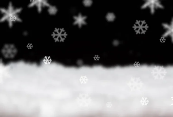 Χριστουγεννιάτικο Φόντο Και Πτώση Νιφάδα Χιονιού — Φωτογραφία Αρχείου
