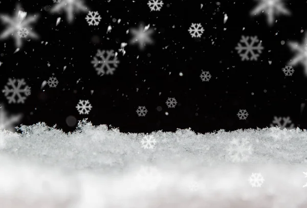 Fondo Navidad Caída Copo Nieve — Foto de Stock