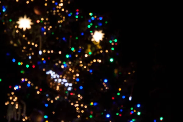 圣诞节背景光圣诞二极管 — 图库照片