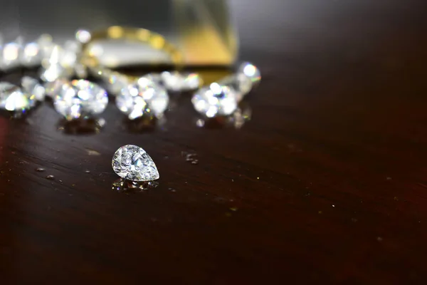 Diamante Símbolo Dureza Como Joyas Raras Caras Vale Pena Poseer —  Fotos de Stock