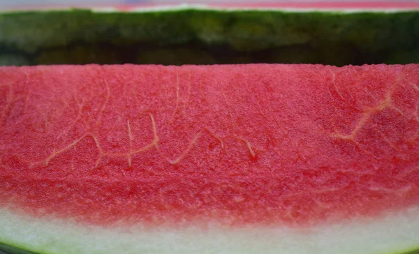 Rode Watermeloen Zoet Heerlijk Smakelijk Verfrissend — Stockfoto