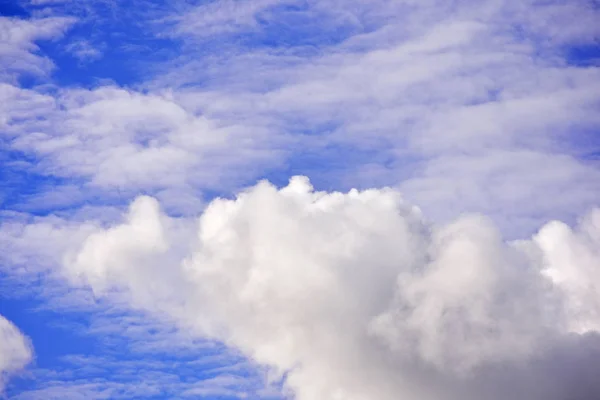 Blå Himmel Med Vit Cloudstitta Himlen Och Vackra — Stockfoto