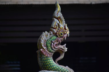  Naga heykeli güzel ve güçlü, Tay halkının bir zanaat mükemmel tasarlanmış