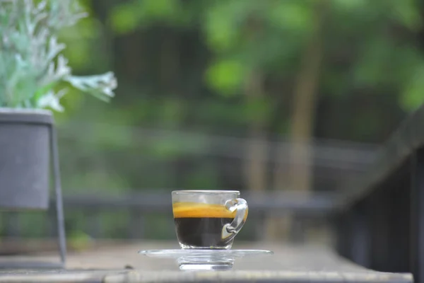 Black coffee is a hot coffee that can drink and get a taste of real coffee with a refreshing morning atmospher