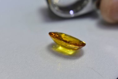 sarı safir, pahalı mücevher yapmak için pahalı lüks