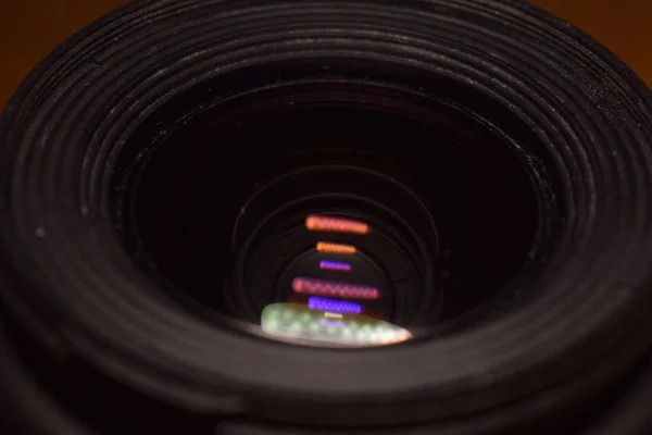 Lente Câmera Que Fornece Qualidade Nítida Bonita Para Fotógrafos Profissionais — Fotografia de Stock