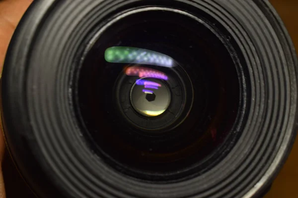 Lente Câmera Que Fornece Qualidade Nítida Bonita Para Fotógrafos Profissionais — Fotografia de Stock