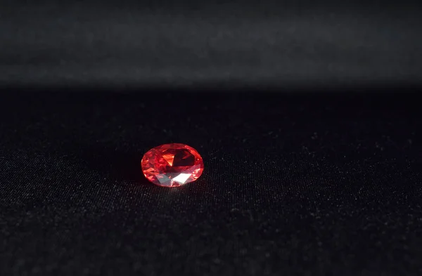 Руби Красный Драгоценный Камень Красивый Природе Изготовления Дорогих Украшений — стоковое фото