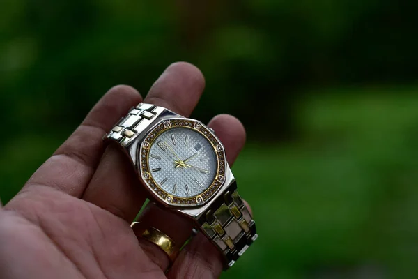 Relojes Lujo Reloj Que Recogido Durante Mucho Tiempo Hay Muchas — Foto de Stock