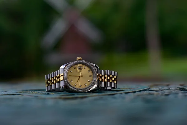 Relógios Luxo Relógio Que Foi Recolhido Por Longo Tempo — Fotografia de Stock