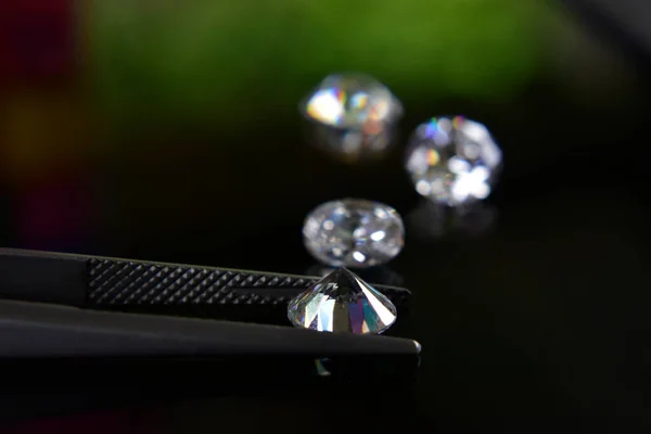 Los Diamantes Son Valiosos Caros Raros Para Hacer Joyas — Foto de Stock