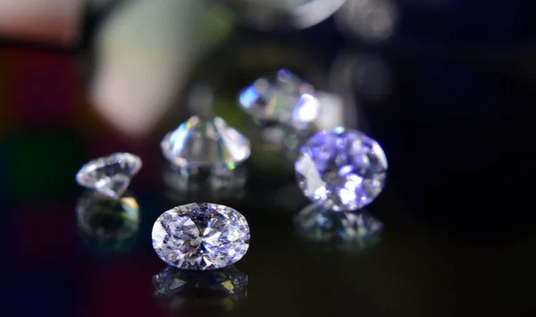 Diamanten Sind Wertvoll Teuer Und Selten Zur Schmuckherstellung — Stockfoto