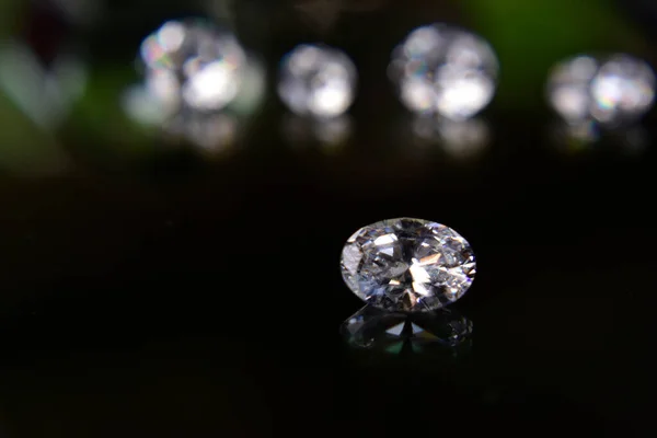 Les Diamants Sont Précieux Chers Rares Pour Fabrication Bijoux — Photo