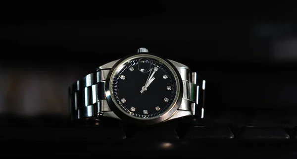 Relógios Luxo Relógio Que Foi Recolhido Por Longo Tempo Muitos — Fotografia de Stock