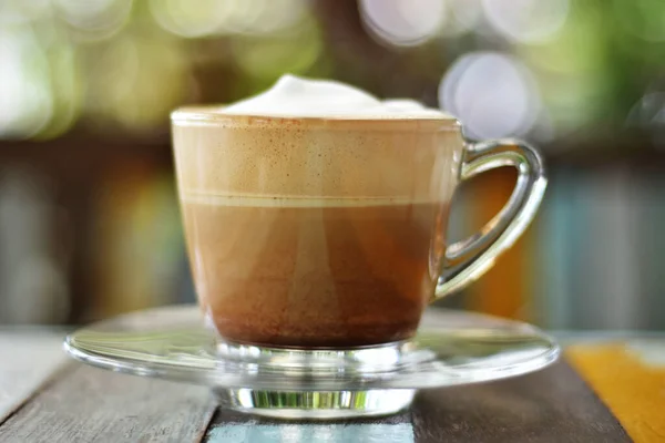 Sade Kahve Lezzetli Bir Sıcak Kahvedir — Stok fotoğraf