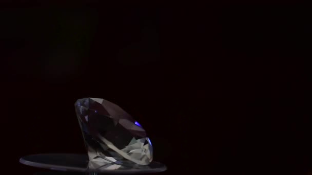 Gyémántok Értékesek Drágák Ritkák Ékszerkészítéshez — Stock videók
