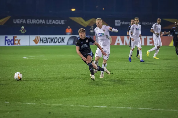 Zagreb Croacia Febrero 2019 Uefa Europa League 2018 2019 Gnk — Foto de Stock