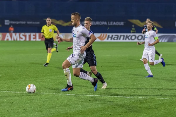 Záhřeb Chorvatsko Února 2019 Uefa Europa League 2018 2019 Gnk — Stock fotografie