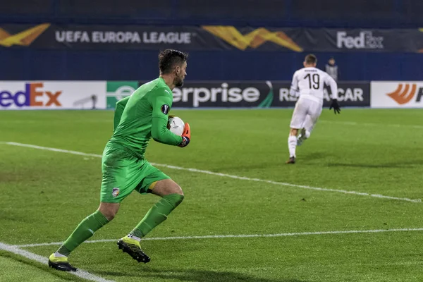 ザグレブ クロアチア 2019年2月21日 Uefa Europa League 2018 2019 Gnk Dinamo対Viktoria — ストック写真