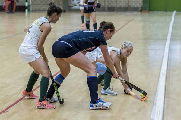 Zelina Croácia Janeiro 2018 Croácia Copa Indoor 2018 Jogo Hóquei — Fotografia de Stock