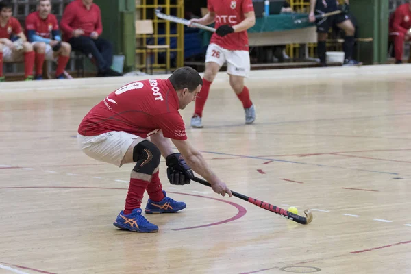 Zelina Croácia Janeiro 2018 Croácia Copa Indoor 2018 Jogo Hóquei — Fotografia de Stock