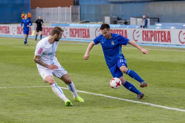 Zagreb Croatia April 2018 Croatian First Football League Game Gnk — Stock Photo, Image