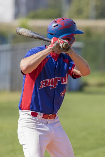 Karlovac Kroatië Mei 2018 Euro Interleague Honkbalwedstrijd Tussen Honkbal Club — Stockfoto