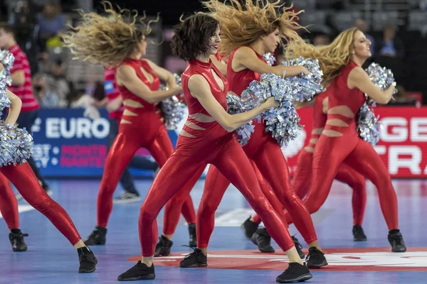 Zagreb Croatia Janeiro 2018 Campeonato Europeu Handebol Masculino Ehf Euro — Fotografia de Stock