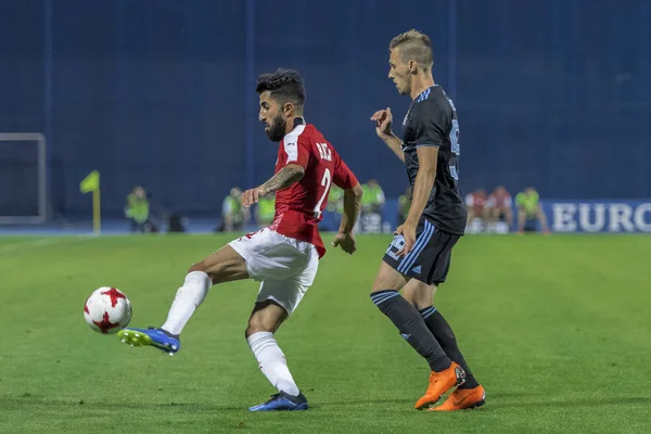 Zagreb Croatia July 2018 Uefa Champions League Match Gnk Dinamo — Stok fotoğraf