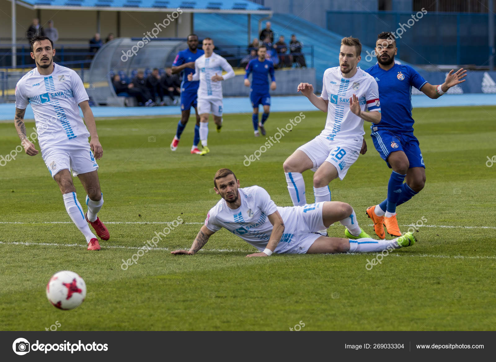 Zagreb Croatia April 2018 Croatian First Football League Game Gnk – Stock  Editorial Photo © Dariozg #269046126