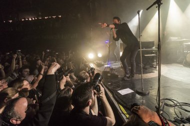 Zagreb, Hırvatistan - 17 Nisan 2018: Editör