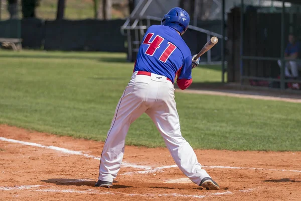 Karlovac Hırvatistan Mayıs 2018 Euro Interleague Baseball Maçı Beyzbol Kulübü — Stok fotoğraf