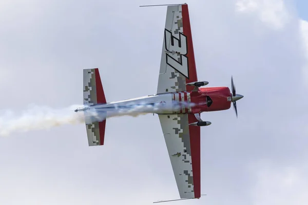 Velika Gorica Croacia Mayo 2018 Airvg 2018 Airshow Extra 330 — Foto de Stock