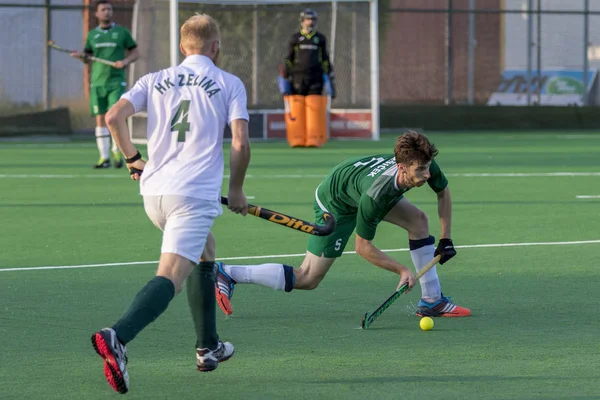 Zagreb Kroatië Juni 2018 Kroatische Veldhockeyfinale Tussen Zelina Tresnjevka Veldhockey — Stockfoto