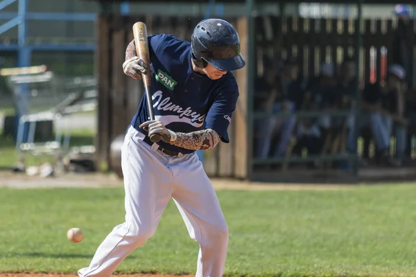 Karlovac Horvátország Május 2018 Euro Interleague Baseball Mérkőzésen Között Baseball — Stock Fotó