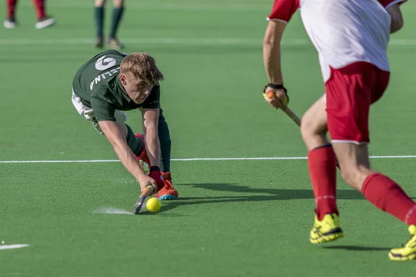 Zagreb Kroatia Kesäkuu 2018 Kroatian Field Hockey Mestaruuden Välillä Zelina — kuvapankkivalokuva