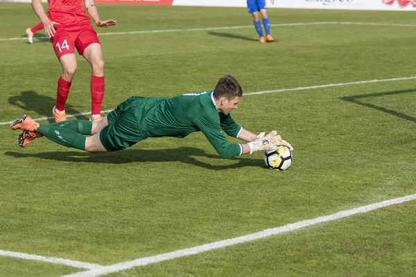 Velika Gorica Kroatië Maart 2018 Europees Kampioenschap Onder Kwalificatieronde Wedstrijd — Stockfoto