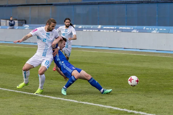 Zagreb Croatia April 2018 Croatian First Football League Game Gnk — Stock Photo, Image