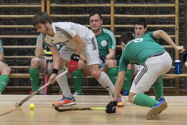 Zelina Croatie Mars 2018 Finale Hockey Intérieur Croatie Match Hockey — Photo