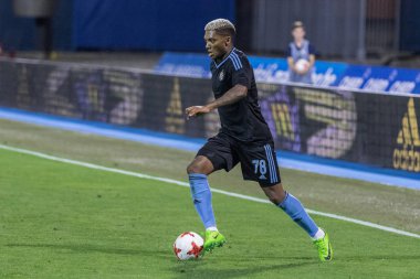 Zagreb, Hırvatistan - 21 Temmuz 2017: Dinamo Zagreb (Cro) ile Odd (Nor) arasında oynanan Uefa Avrupa Ligi 3. tur ön eleme maçı. Küçük Fernandes (78) topu aldı